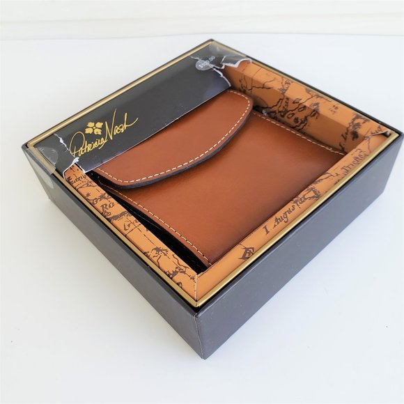 Patricia Nash Handbags - NWT Patricia Nash brown leather RFID protected Card, coin, bilfold, ID wallet